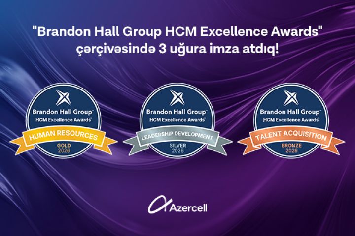 Azercell “Brandon Hall Group HCM Excellence Awards”da üç mükafat qazanıb 0169